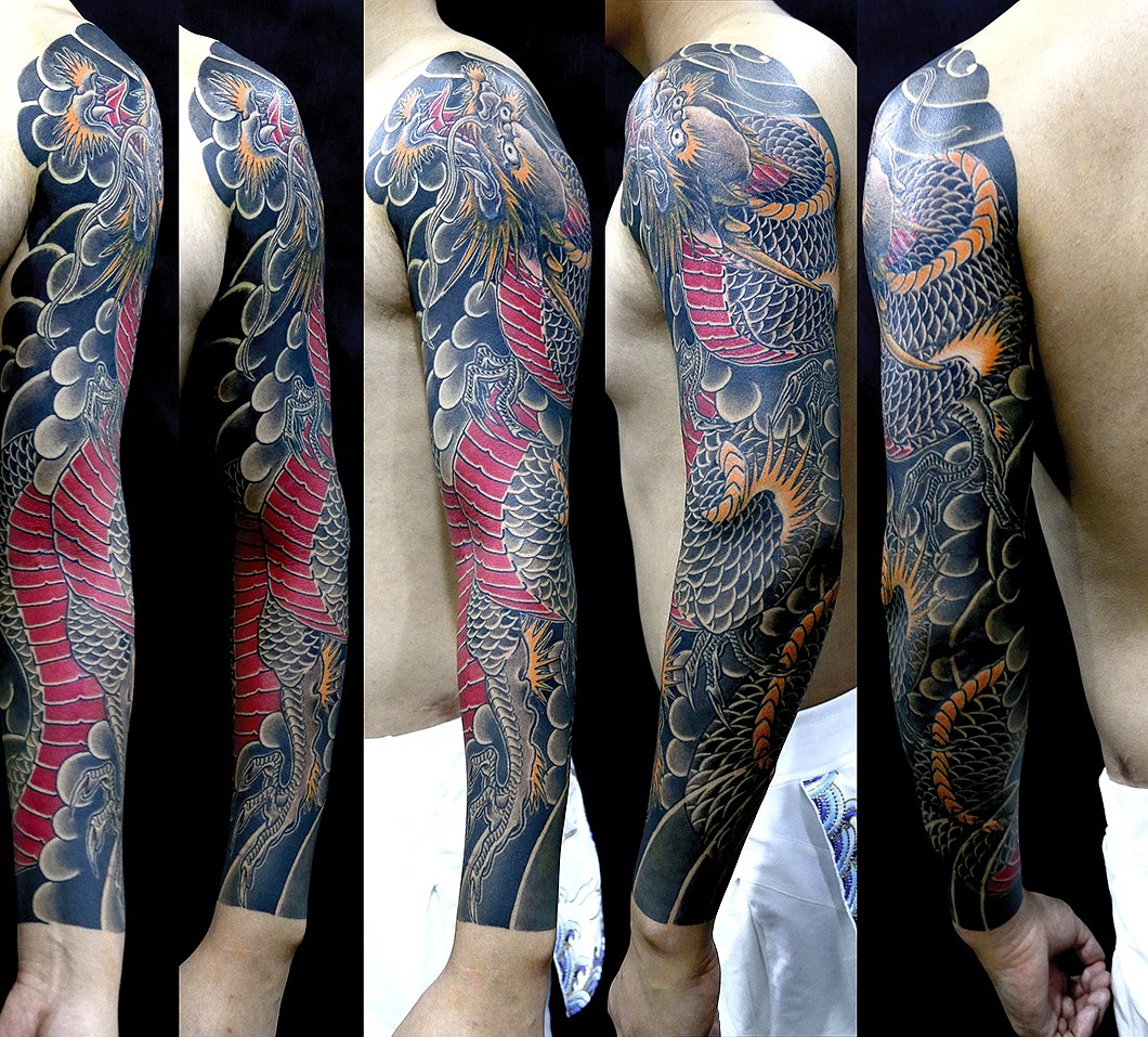 彫安刺青·花臂·半胛