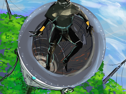 登塔之人2（個(gè)人主頁(yè)-ZNjcwODcxMjQ=） - 新銳潮流插畫 - 站酷設(shè)計(jì)師核桃牙膏原創(chuàng)素材 - 站酷ZCOOL