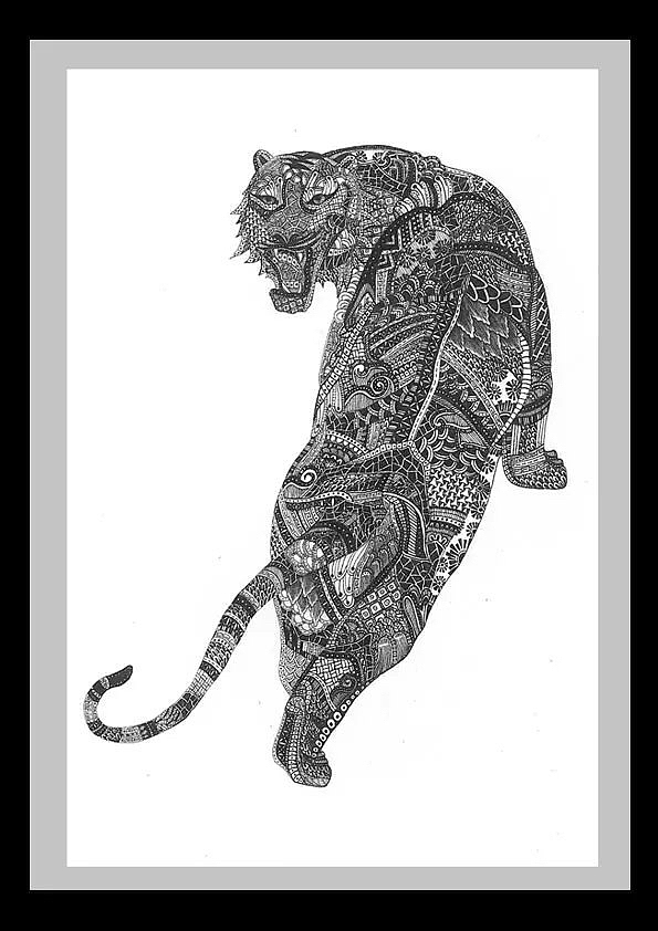 《十二生肖》，感觉自己在画剪纸。（图ZMzkyNTU0NDg=） - 创作习作 - 站酷设计师徐小白最小白原创素材 - 站酷ZCOOL