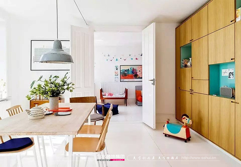 100㎡三居室,简约北欧融合精致法式风,怦然心动!