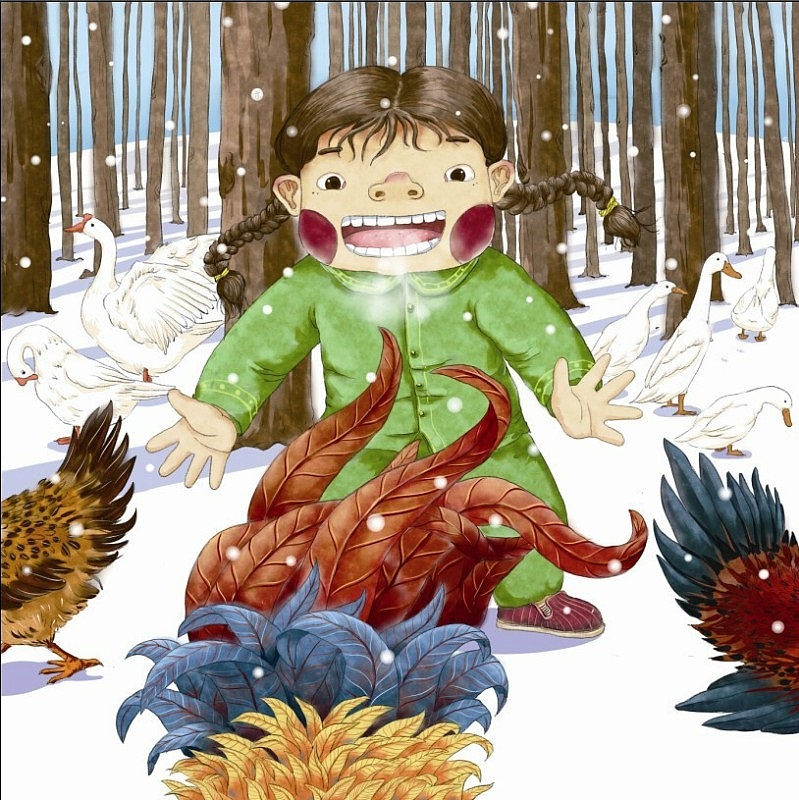 《对方》（图ZMTAyNjU4NDg=） - 儿童插画 - 站酷设计师花椿原创素材 - 站酷ZCOOL