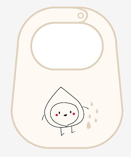 卡通动物口水巾经典配色,更多详情请持续关注