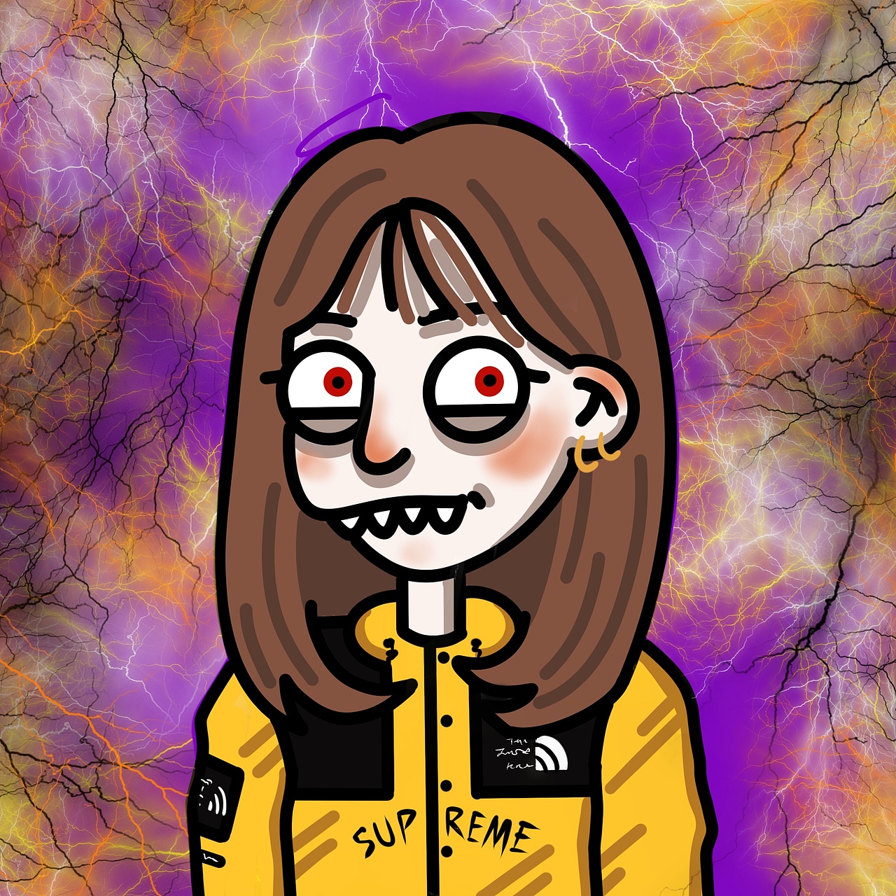 《红眼病百人斩斩斩》（图ZMjcxOTE1MTY0） - 艺术插画 - 站酷设计师毛毛毛毛密密麻麻原创素材 - 站酷ZCOOL