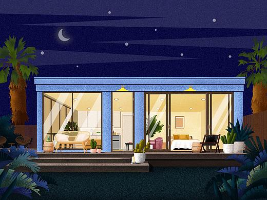 建筑噪点插画（个人主页-ZNDkxNjczODg=） - 创作习作 - 站酷设计师荪凡凡原创素材 - 站酷ZCOOL