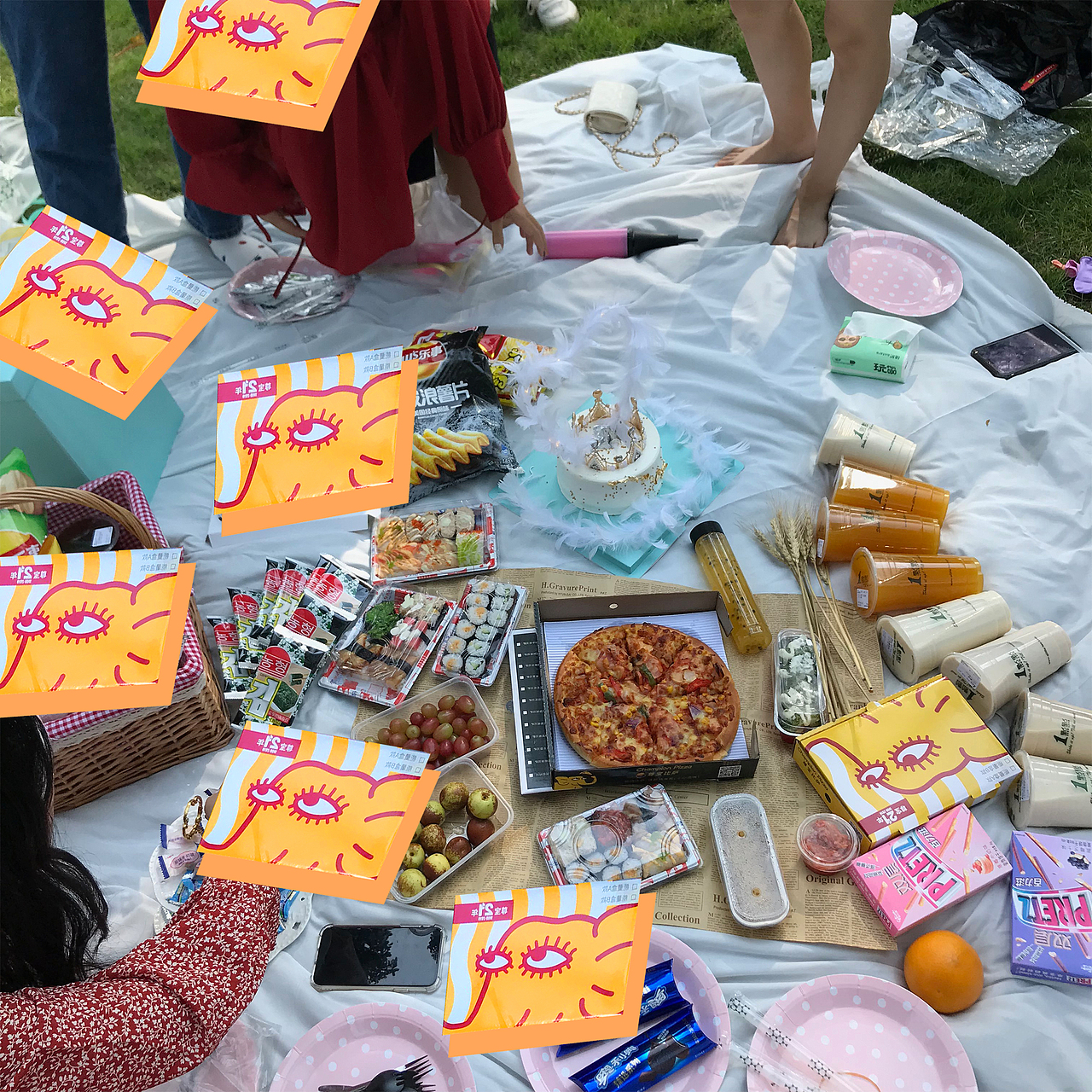 野餐日记（图ZMTg4MDQzNDky） - 书籍/画册 - 站酷设计师是我一把葱葱原创素材 - 站酷ZCOOL