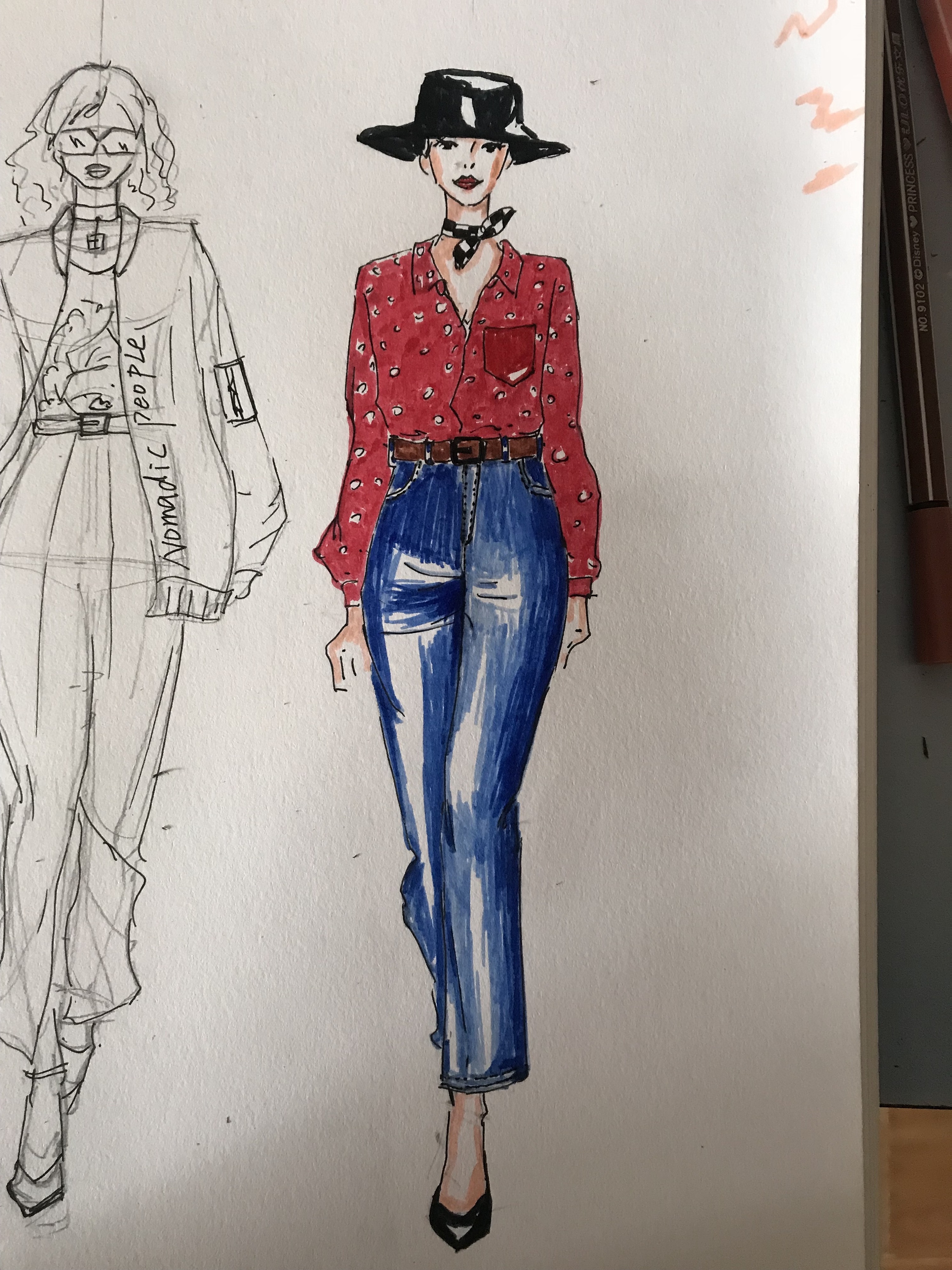 草图练习|服装|休闲/流行服饰|summerabc - 原创作品 - 站酷 (zcool)