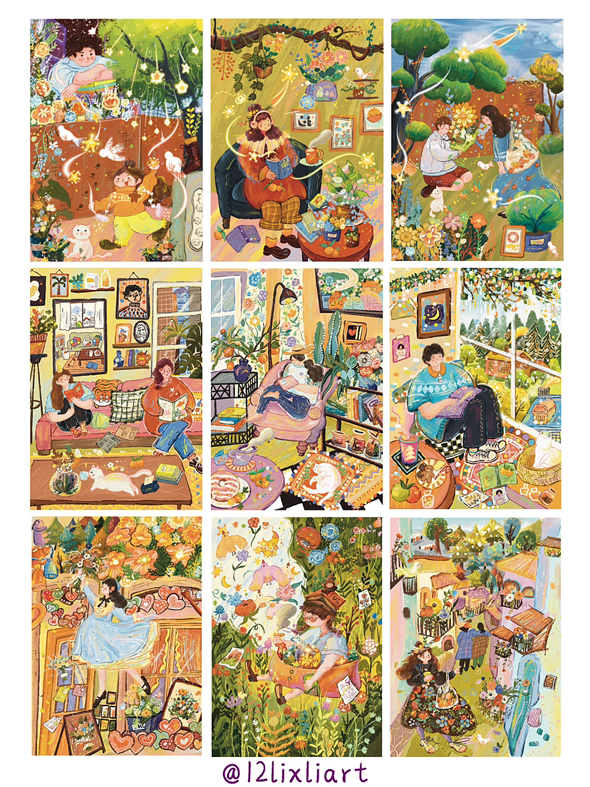 我的2022插畫總結(jié)（圖ZMzI3ODUwNjI0） - 商業(yè)插畫 - 站酷設(shè)計師1237十二原創(chuàng)素材 - 站酷ZCOOL