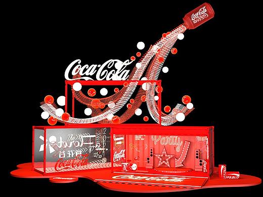 可口可乐地标美陈