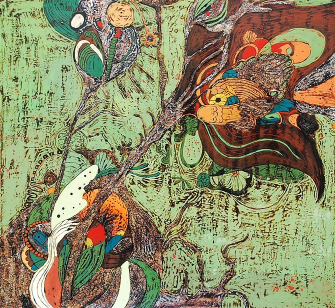 大学时代班级漆画（图ZMTA0NDg0ODA=） - 绘画 - 站酷设计师447355788lay原创素材 - 站酷ZCOOL