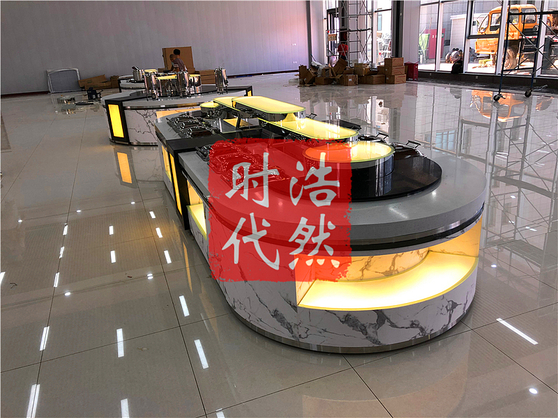 酒店移动折叠大理石自助餐台定制 大理石取餐台（图ZMjE5MDM3ODky） - 生活用品 - 站酷设计师自助餐台布菲车原创素材 - 站酷ZCOOL