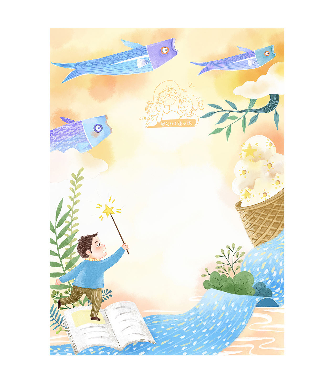 2021年度杂志插图总结（图ZMjg0MjA3MTky） - 儿童插画 - 站酷设计师刘00睡不饱原创素材 - 站酷ZCOOL