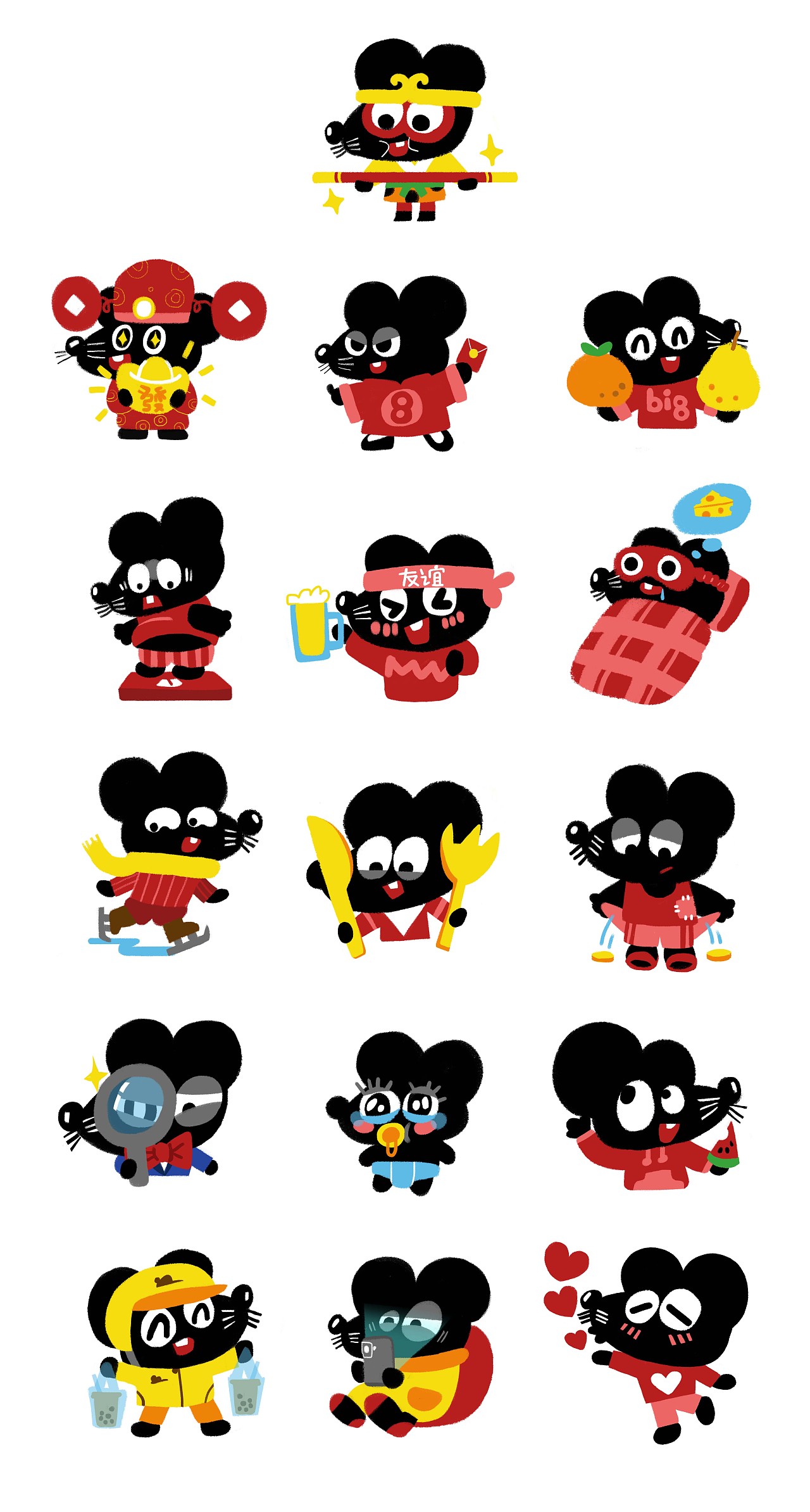 微信表情“爱迪波比”（图ZMjA0NTE0MTI0） - 网络表情 - 站酷设计师buelu原创素材 - 站酷ZCOOL