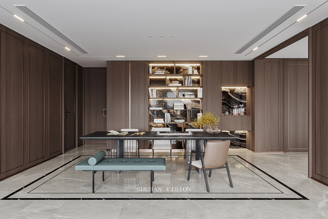 溪源.花园 新中式（图ZMjY4MzU1NDA4） - 家装设计 - 站酷设计师一只兔子_原创素材 - 站酷ZCOOL