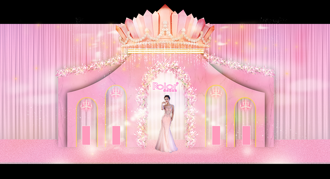 化妆品会议平面效果