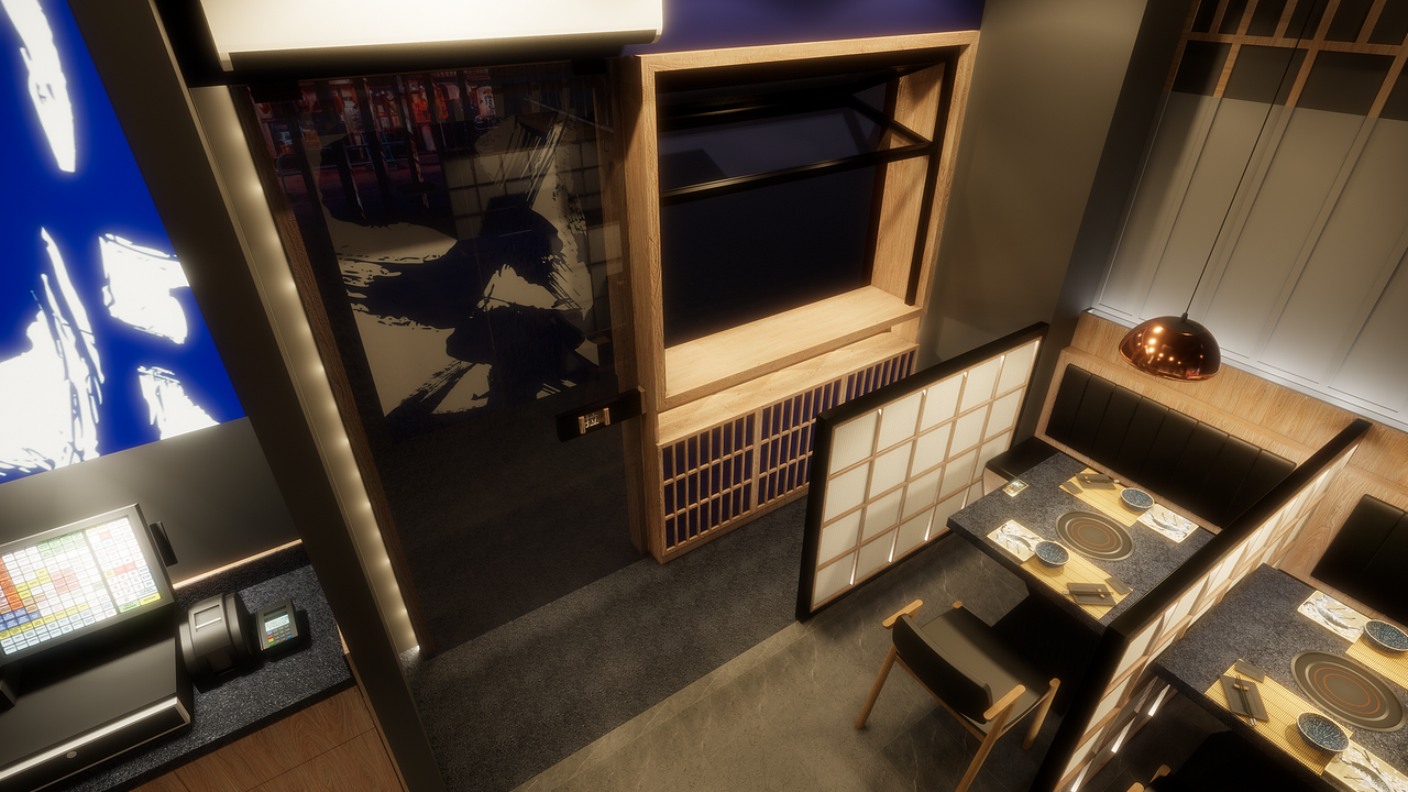 今崎烧-惠福路店（图ZMjkyOTMzMjky） - 酒店餐饮设计 - 站酷设计师RamonDMaster原创素材 - 站酷ZCOOL