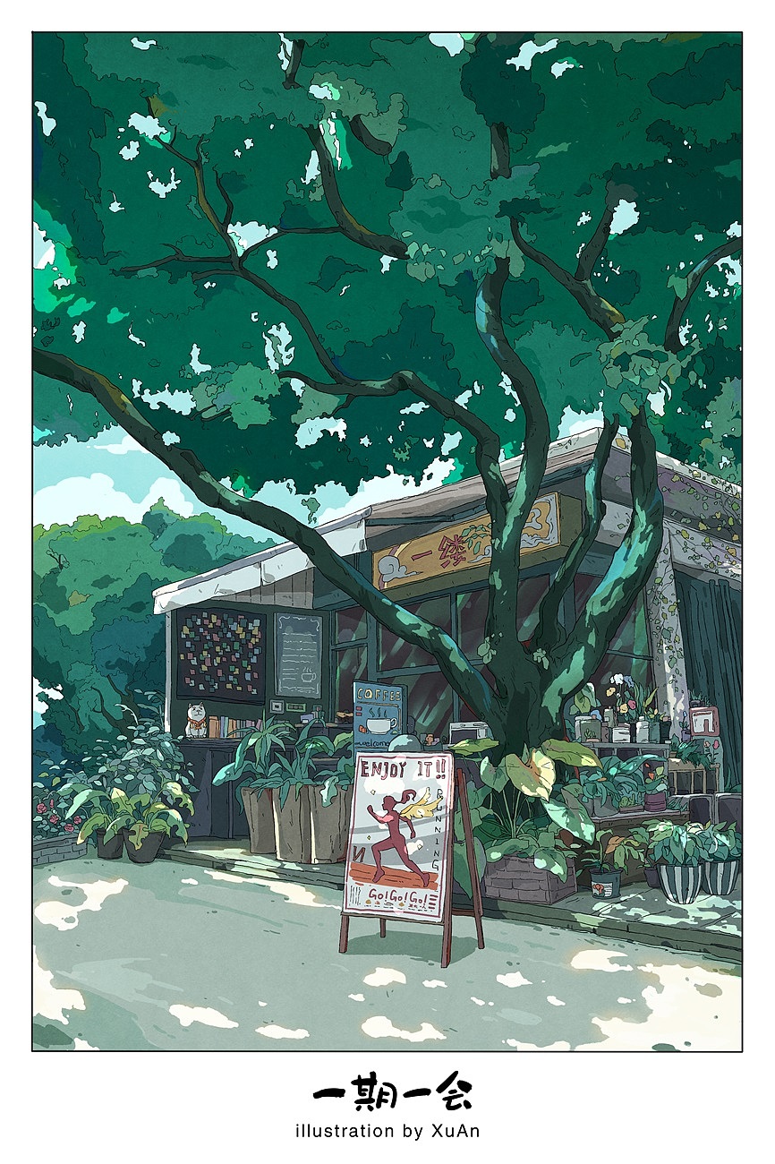一期一会（图ZMTg1ODUwODk2） - 艺术插画 - 站酷设计师XXXXuAn原创素材 - 站酷ZCOOL
