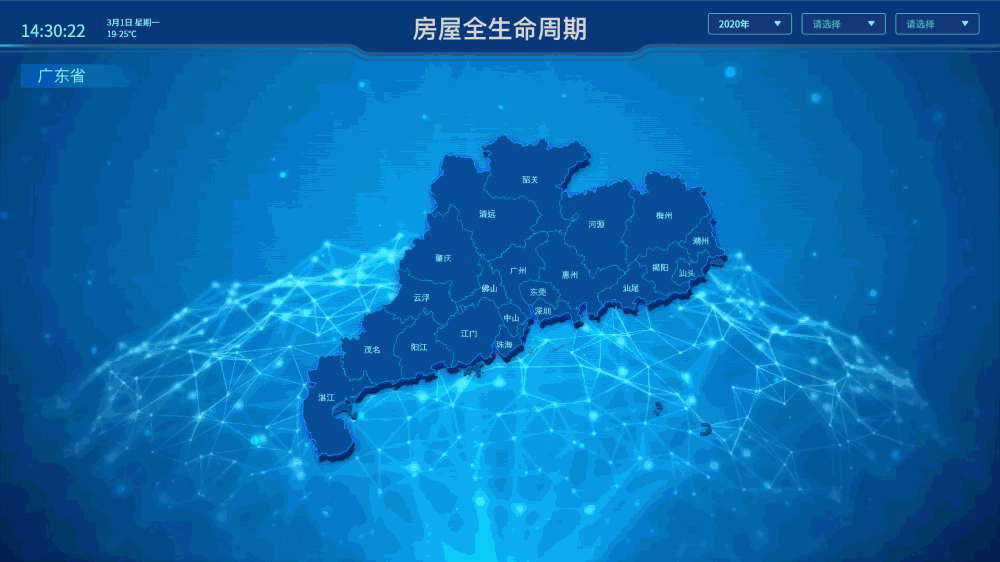 数据可视化大屏-交互动画