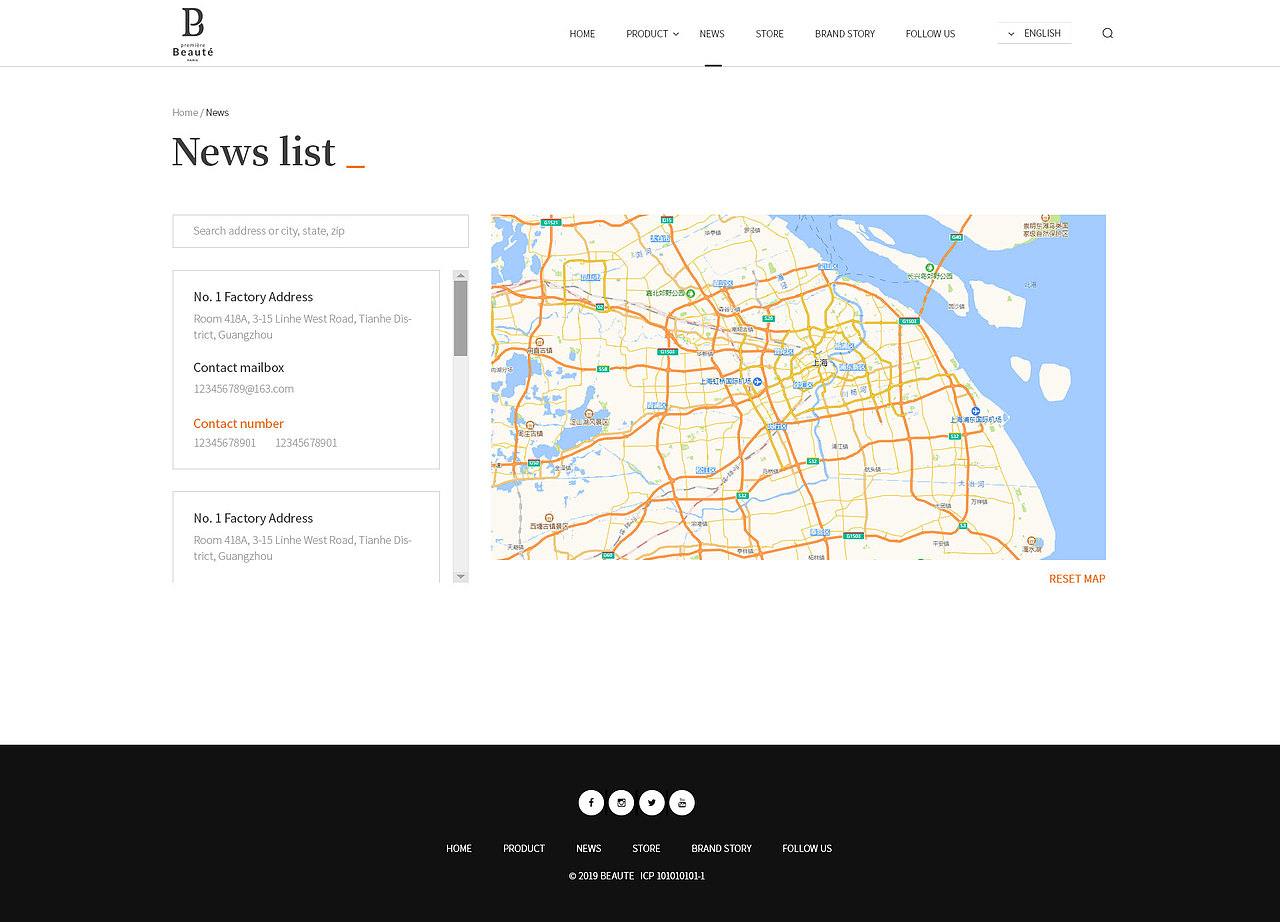一家化妆品网站（图ZMTgwMjQ1MDg4） - 企业官网 - 站酷设计师家有靓猫原创素材 - 站酷ZCOOL
