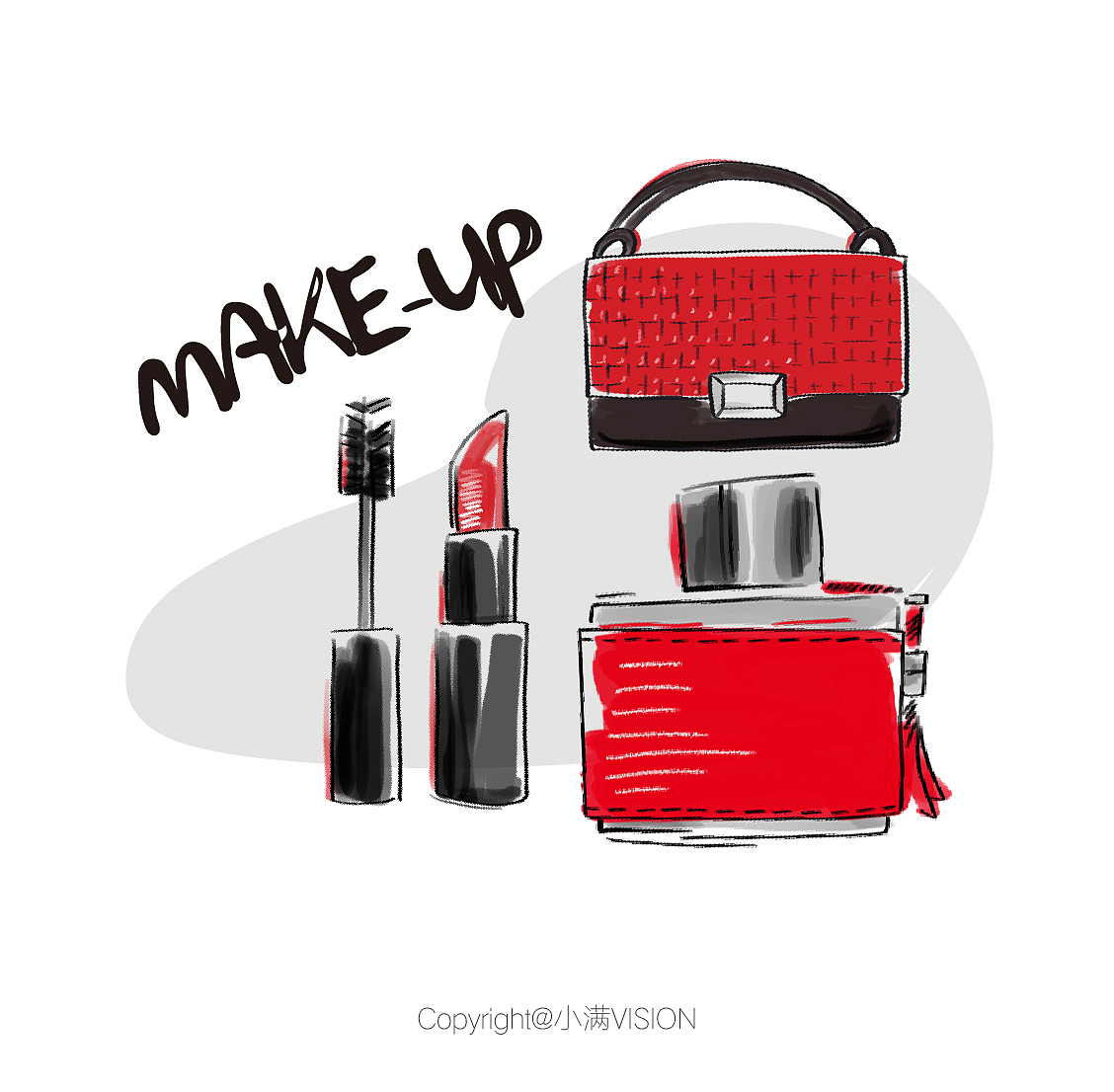 装满你的爱意（图ZMjA3NjAwMzU2） - 商业插画 - 站酷设计师vee小满原创素材 - 站酷ZCOOL