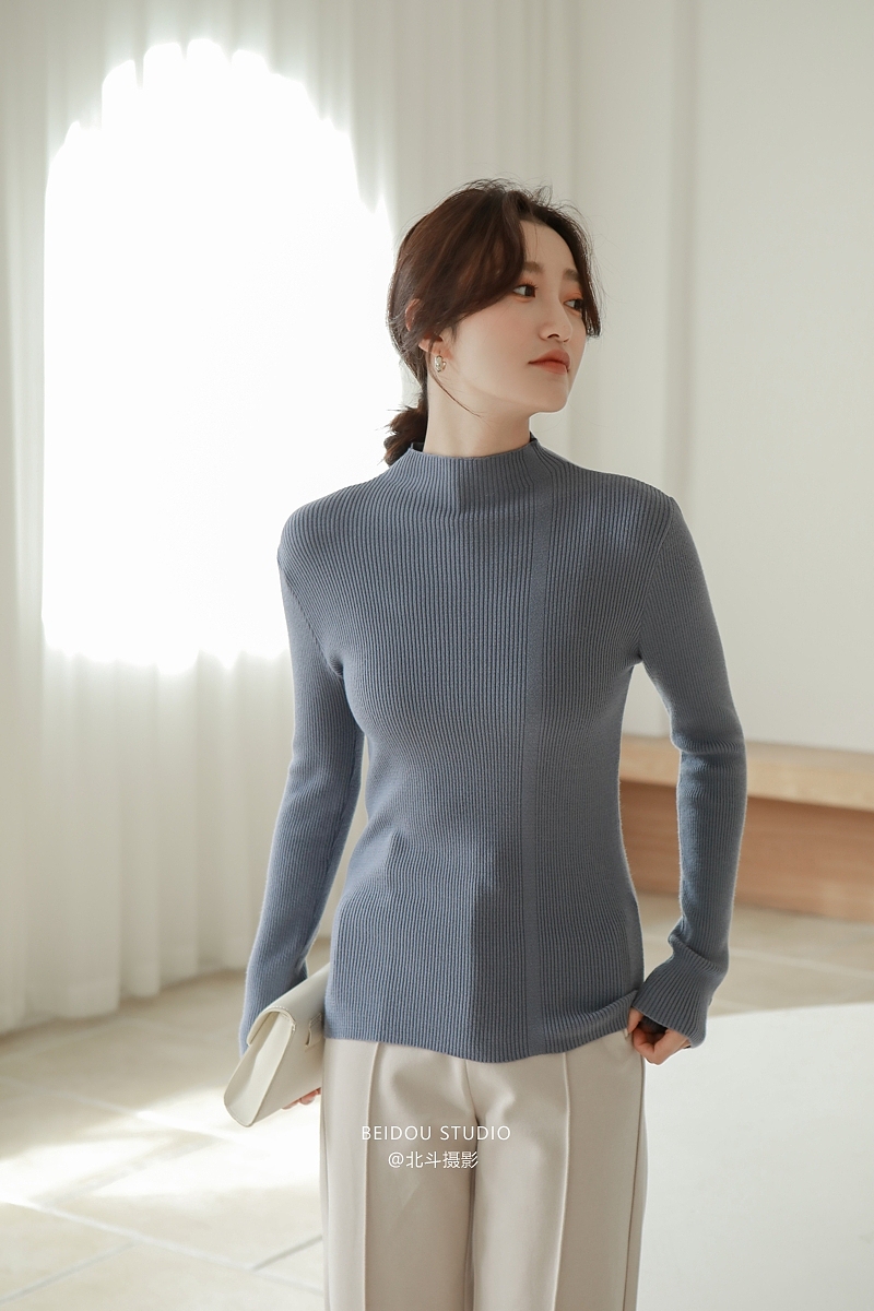 白甜 打底衫拍摄 打底衣拍摄 羊毛衫拍摄