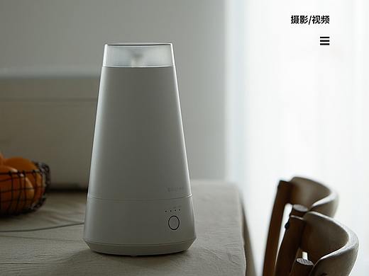 小熊加湿器实景拍摄