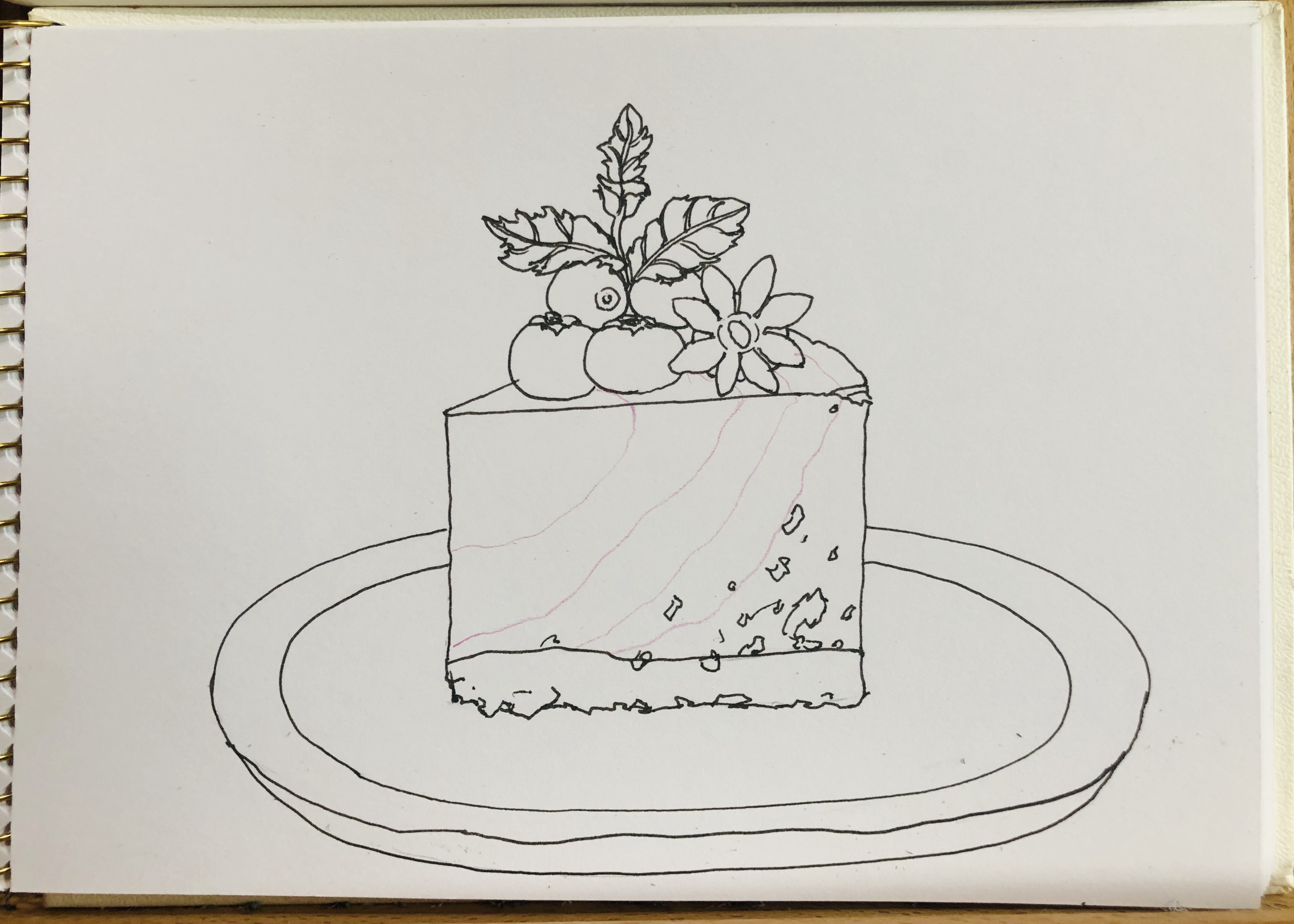 复杂的生日蛋糕怎么画图片