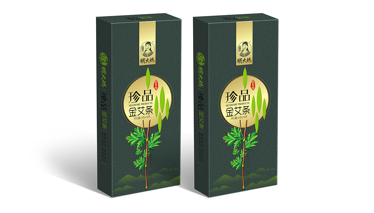 明大妈艾制品系列品牌设计（图ZNTczODgwMDg=） - 包装 - 站酷设计师DoozyPBG原创素材 - 站酷ZCOOL