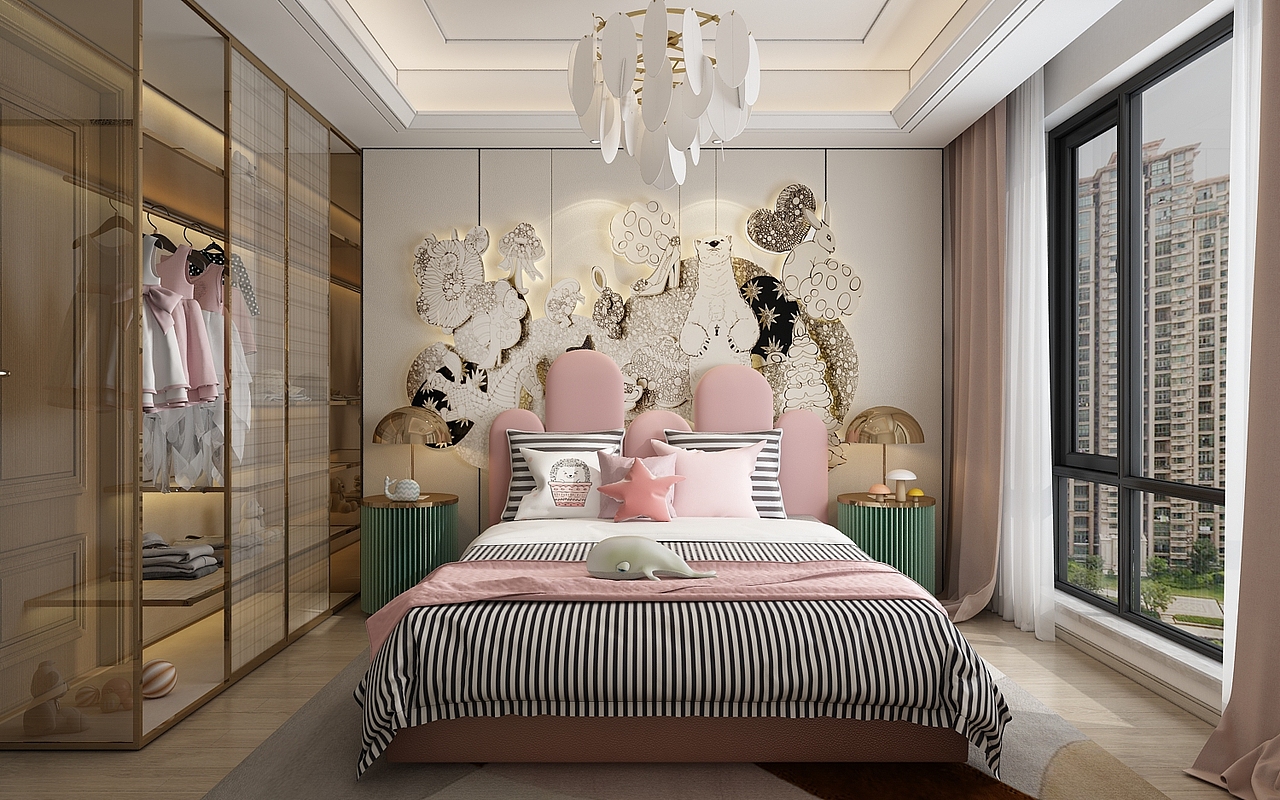 儿童房（图ZMTgzMTA3NjIw） - 家装设计 - 站酷设计师一名Nice的设计师原创素材 - 站酷ZCOOL