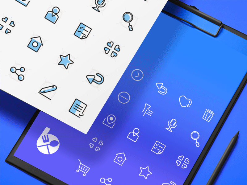 百寻外卖图标项目（图ZMTIyNjM2NDY4） - 图标 - 站酷设计师MaryPing原创素材 - 站酷ZCOOL