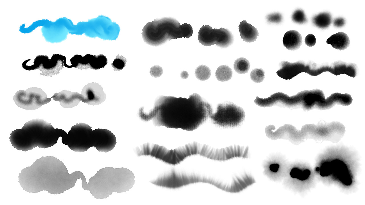 灵华水墨画笔7.