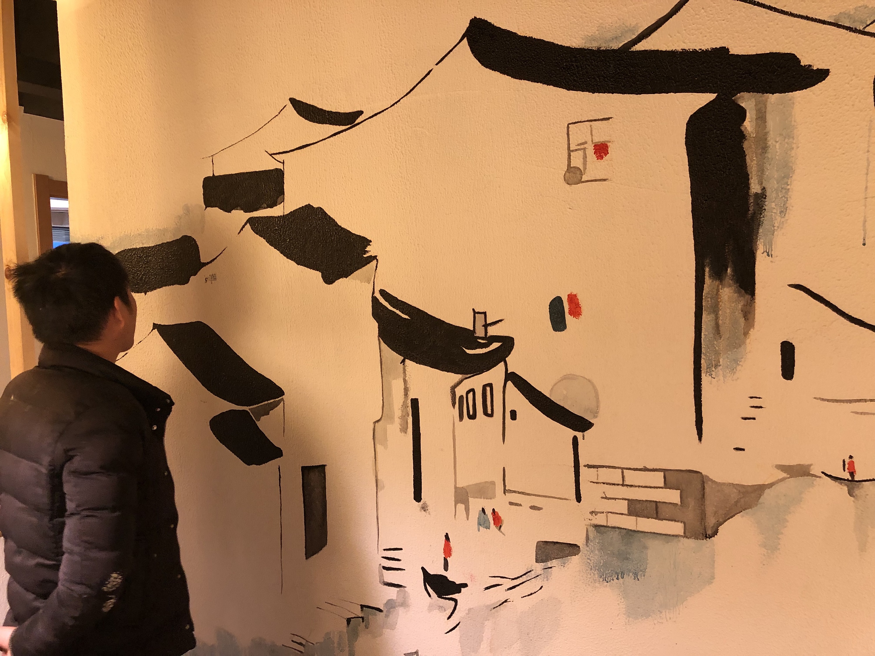 杭州尽善尽美|大道私房菜墙绘案例