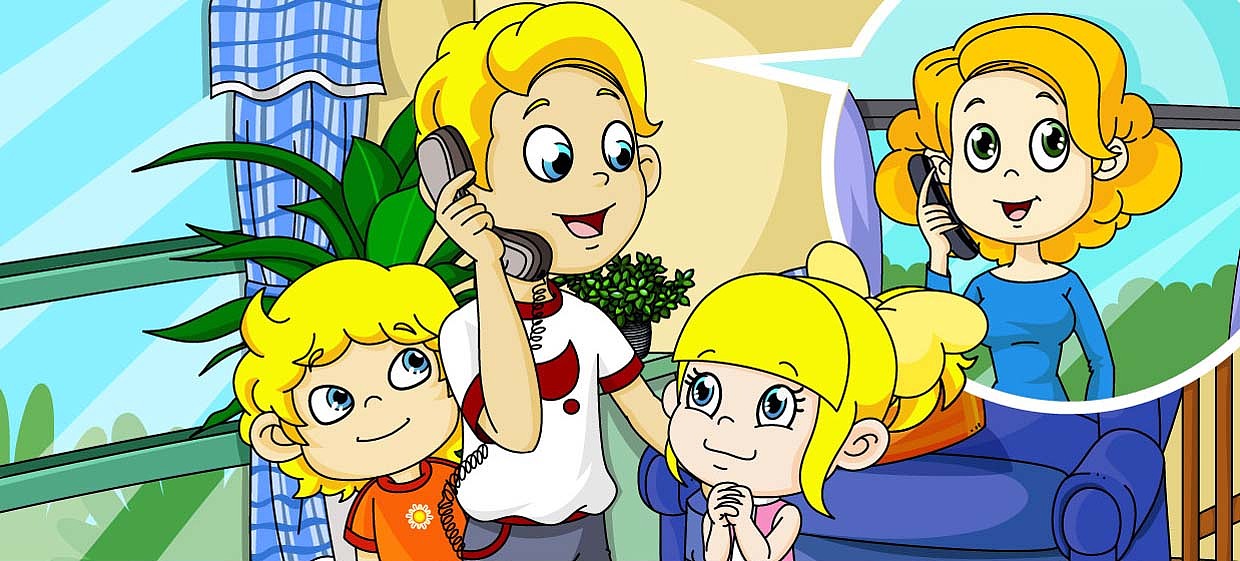 幼教类英语教材插画