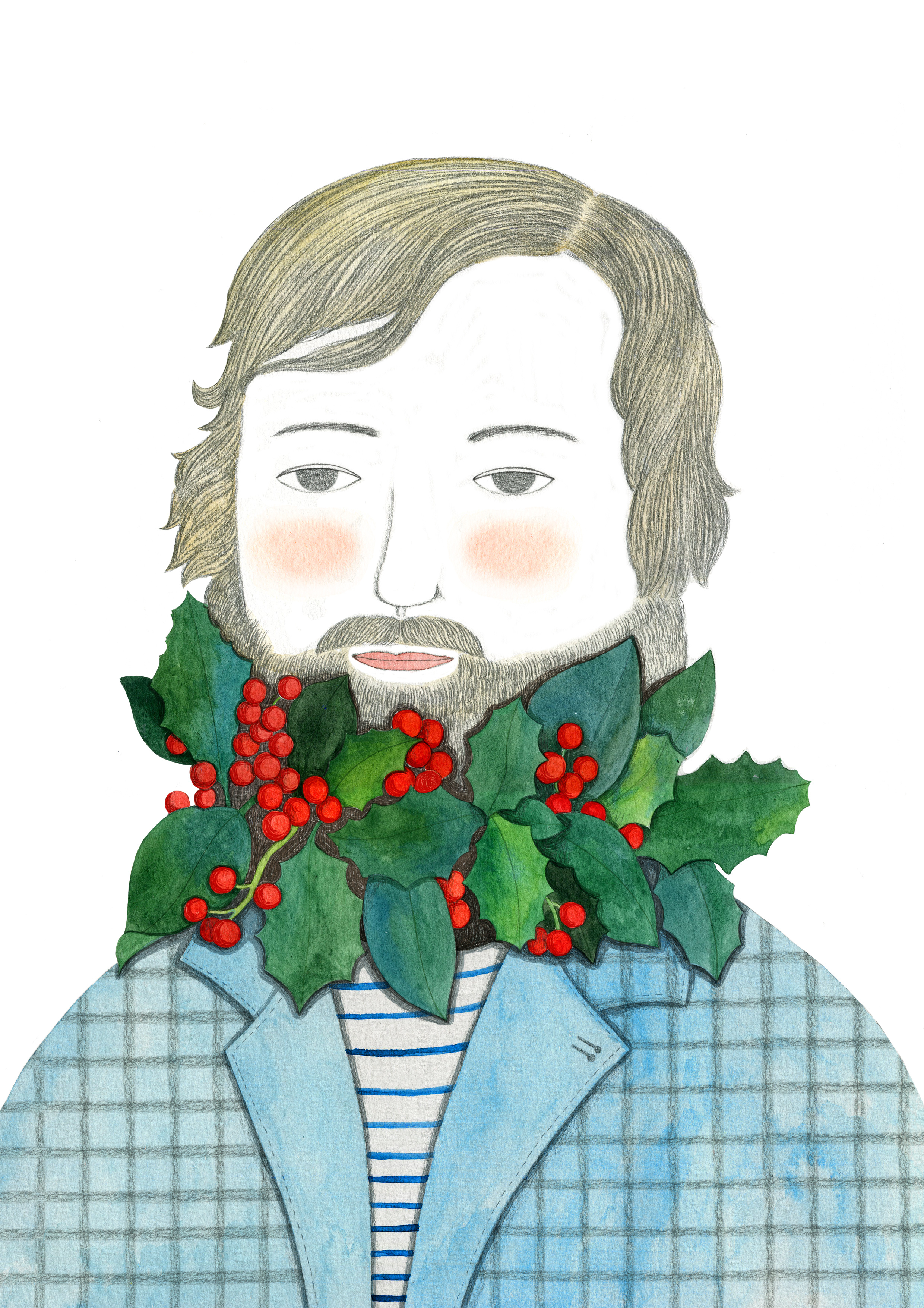 花胡子大叔|插画|商业插画|小光光丶 - 原创作品 - 站酷 (zcool)