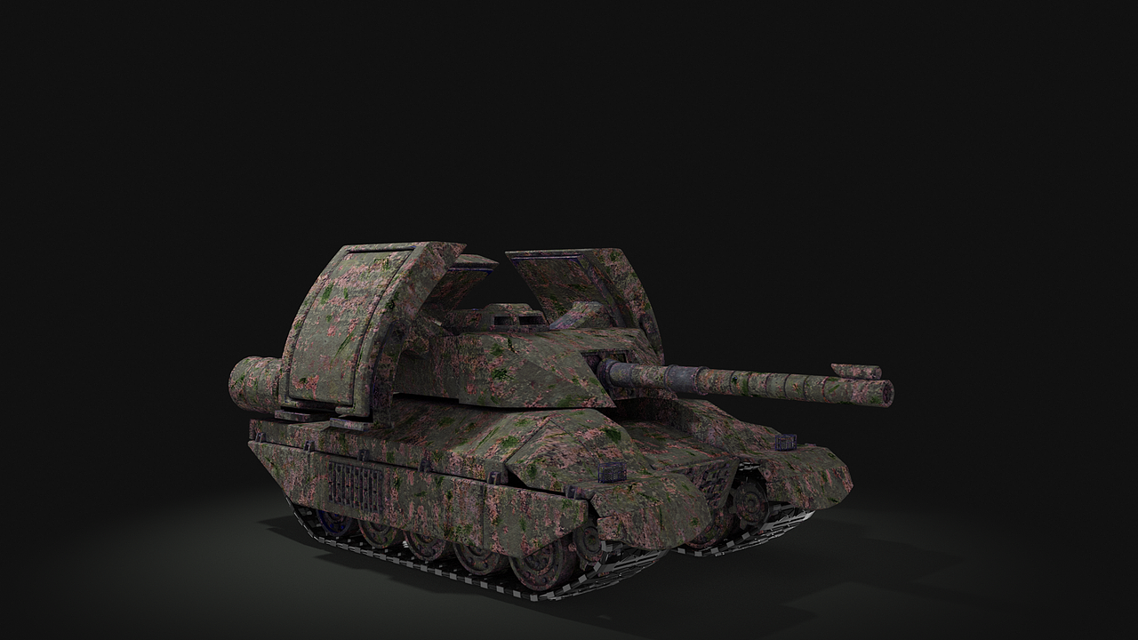 红警建模幻影坦克