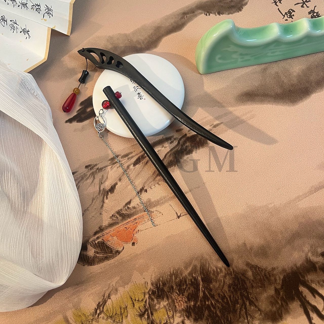 新中式 饰品 📸（图ZMzM3Mzc5MTE2） - 产品摄影 - 站酷设计师摄影师黄橙橙原创素材 - 站酷ZCOOL