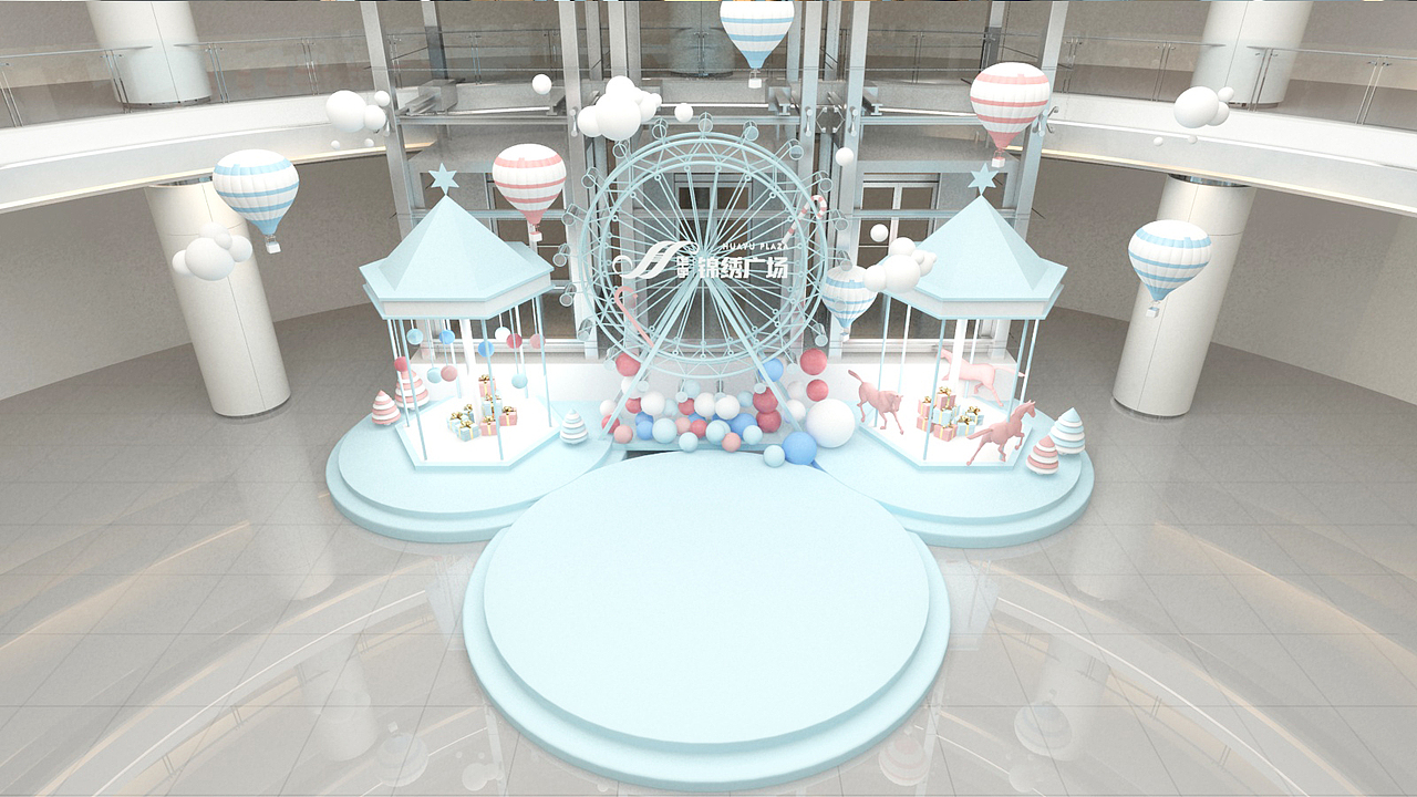 华宇景秀中庭美陈