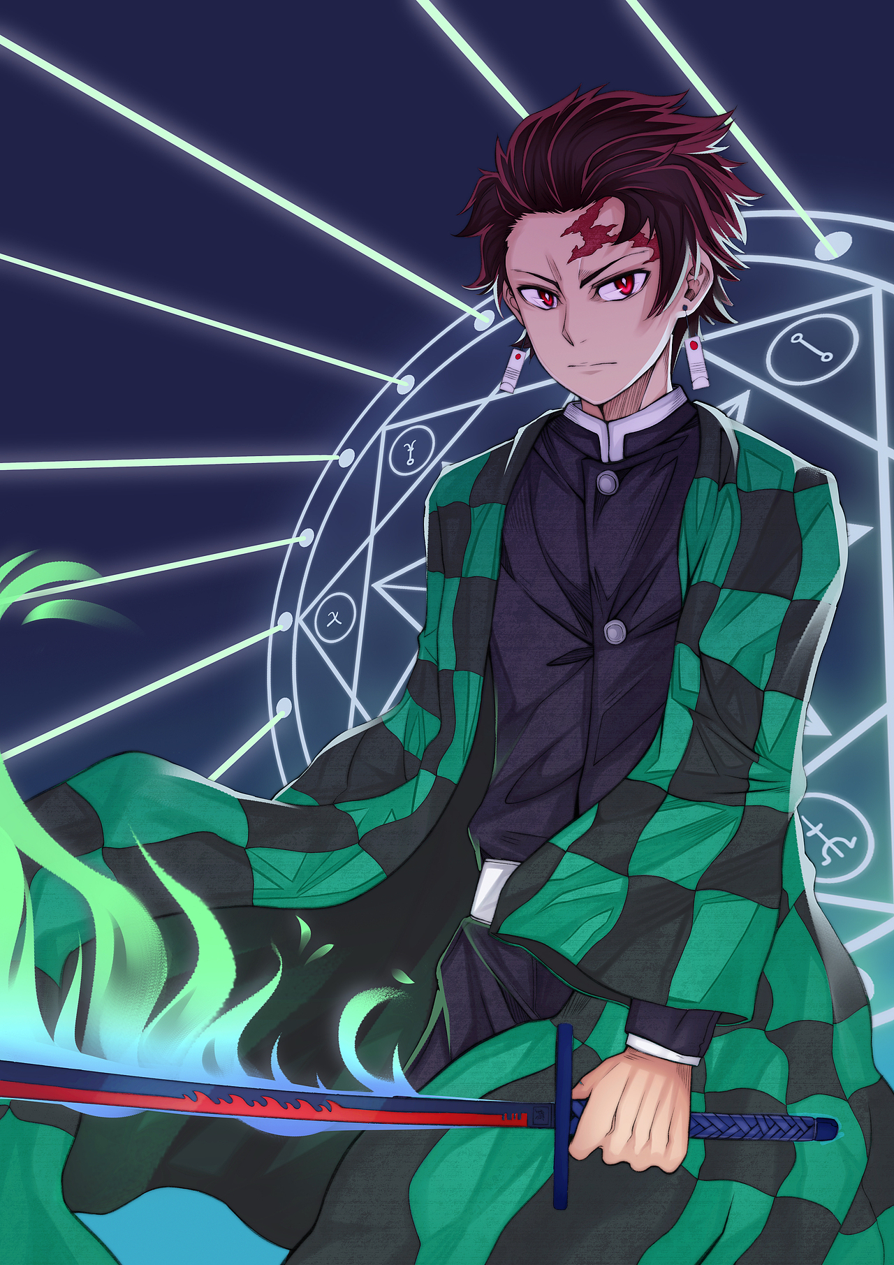 灵焰战刃-灶门炭治郎