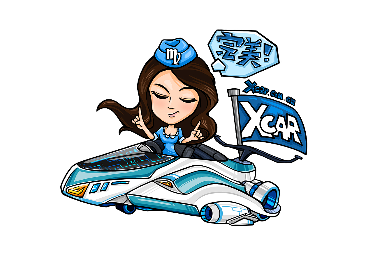 12星座原创手绘贴纸设计（图ZMjE4NzQzMjIw） - 新锐潮流插画 - 站酷设计师Kurt美术刀爆图原创素材 - 站酷ZCOOL