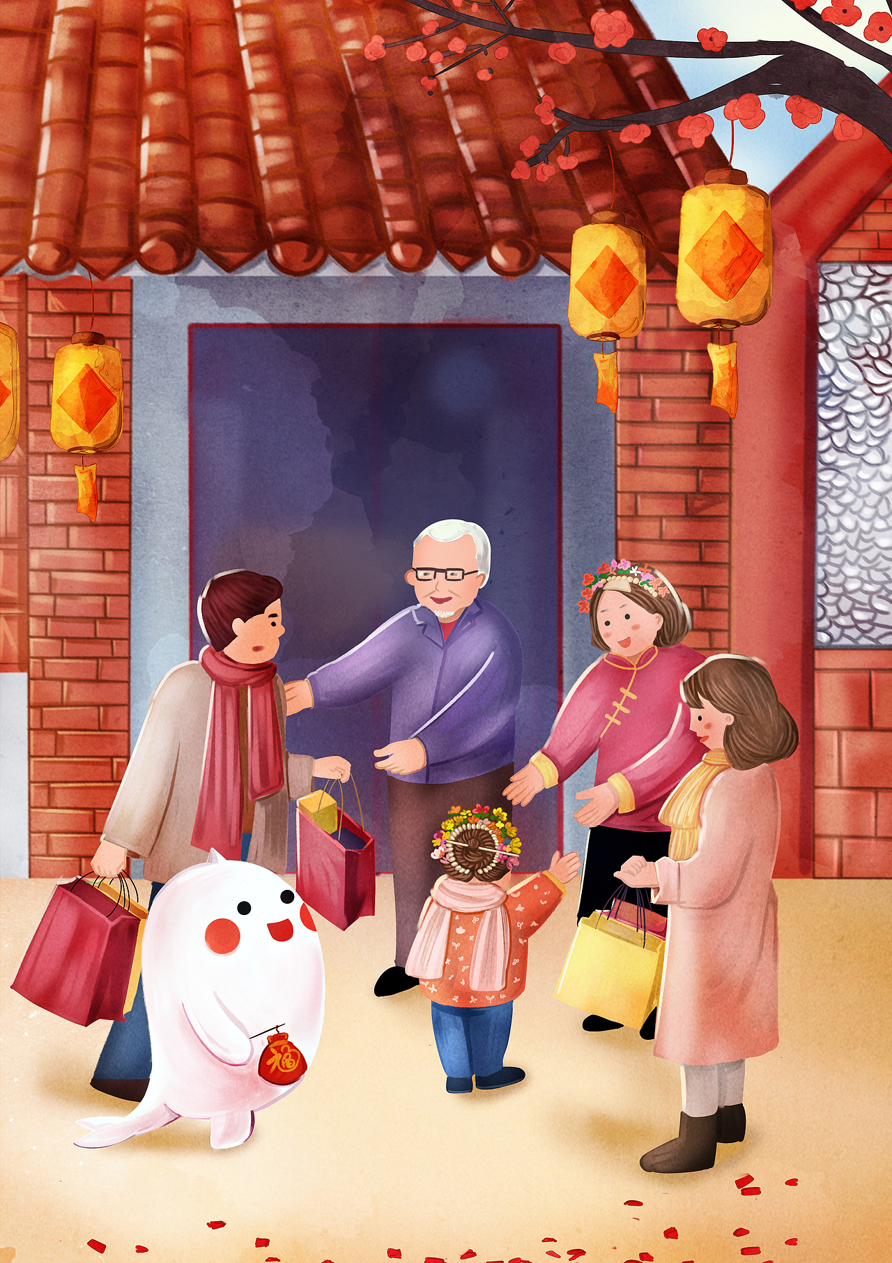 大年初二,回娘家