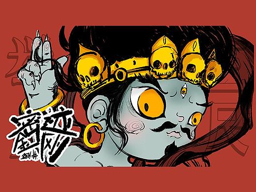 受彩塑启发,很想为这些神勇俊逸的雕像绘制些插画