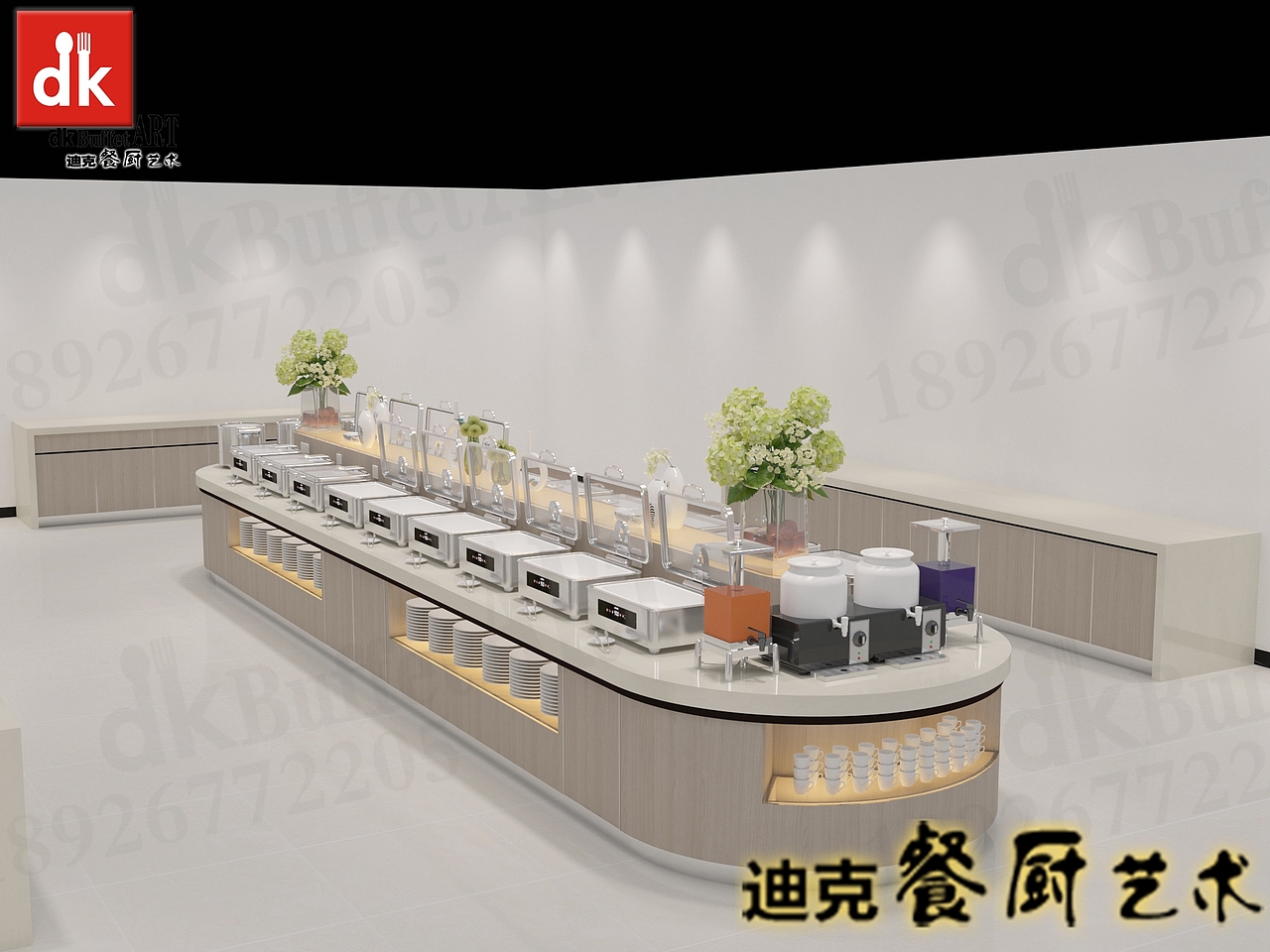 星级酒店选自助餐台布菲台职工餐厅布菲台设计要点方案