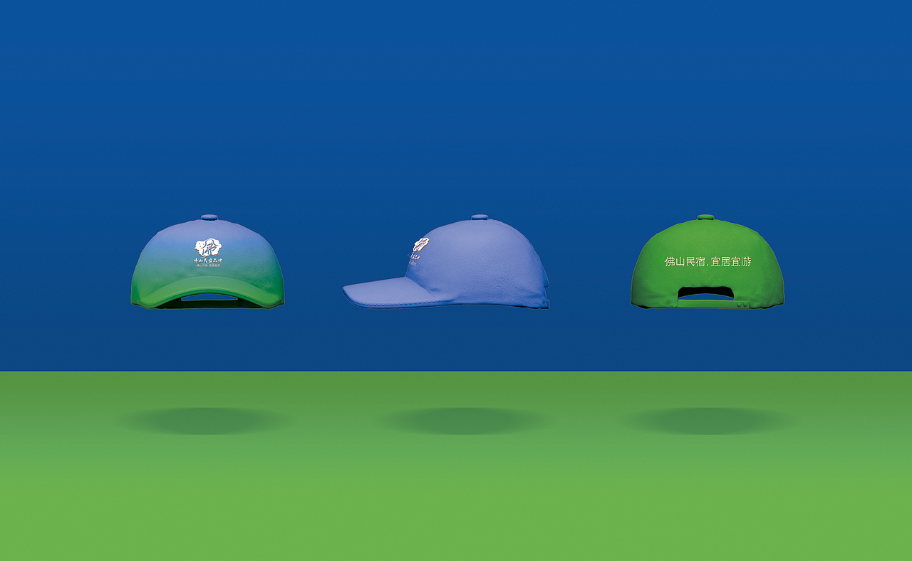 民宿品牌 | 绿蓝水墨风