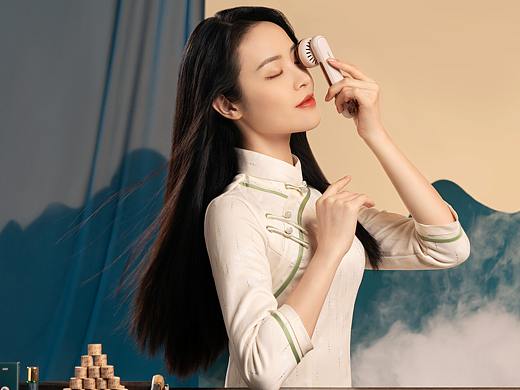 启春堂X冇心美容仪艾灸仪产品｜精致国潮国风拍摄