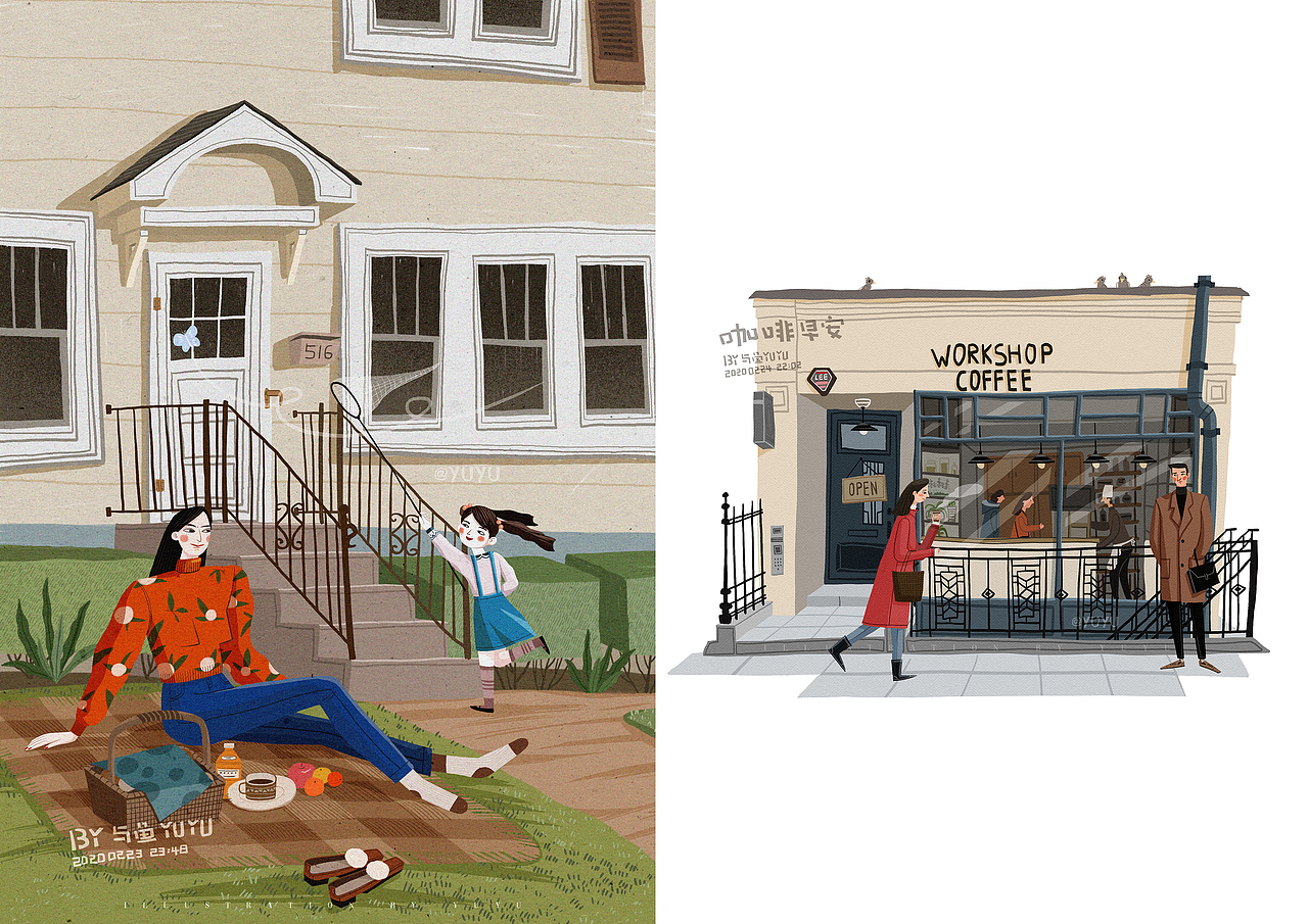 自由职业插画师与鱼YUYU作品集更新（图ZMjE2MDUxNjAw） - 商业插画 - 站酷设计师与鱼Yuyu原创素材 - 站酷ZCOOL