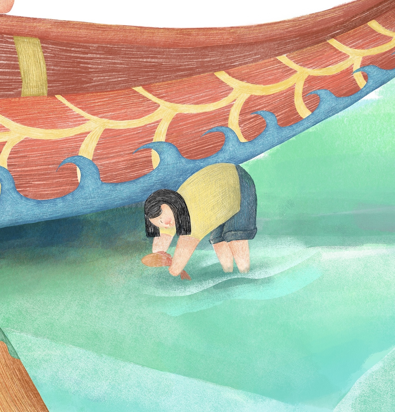 端午节系列插画1