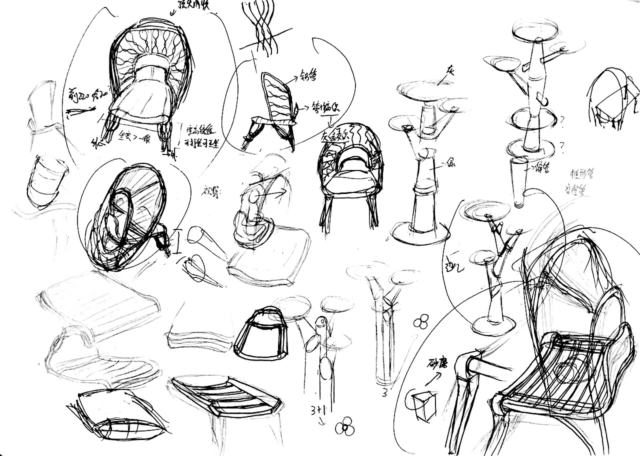 2016毕业设计作品-寺院庭院家具设计-万籁禅座沙发（图ZNTcxMDY2MDA=） - 生活用品 - 站酷设计师Tomas老王原创素材 - 站酷ZCOOL