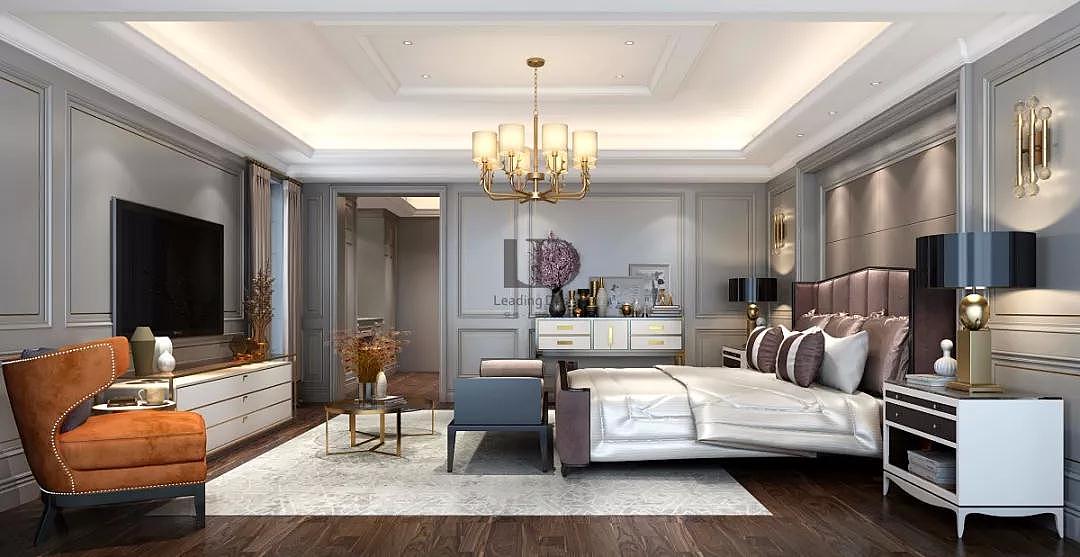 万科颐府别墅装修设计效果图|兄弟装饰高端设计师