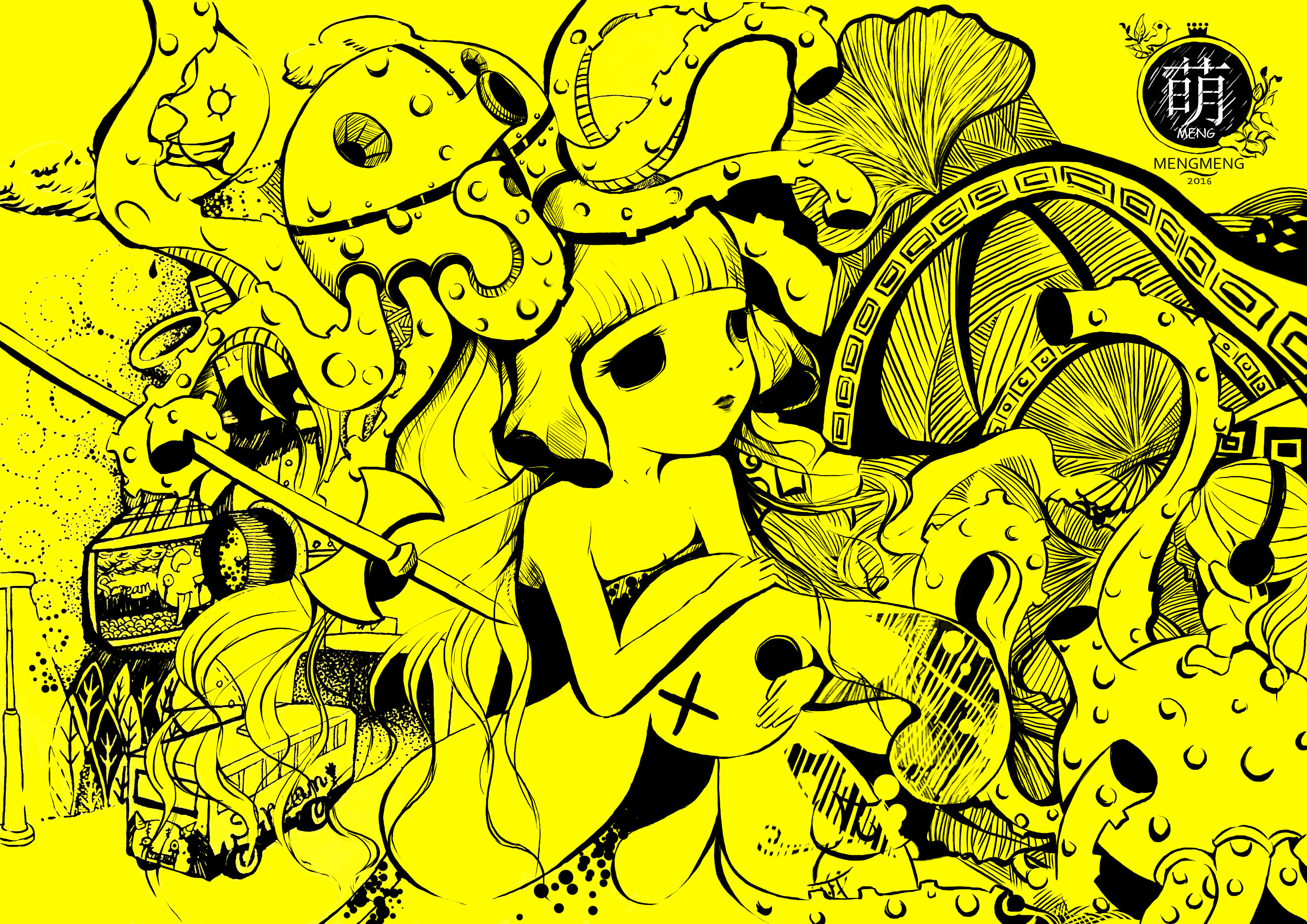 萌梦绘&主题艺术馆墙绘