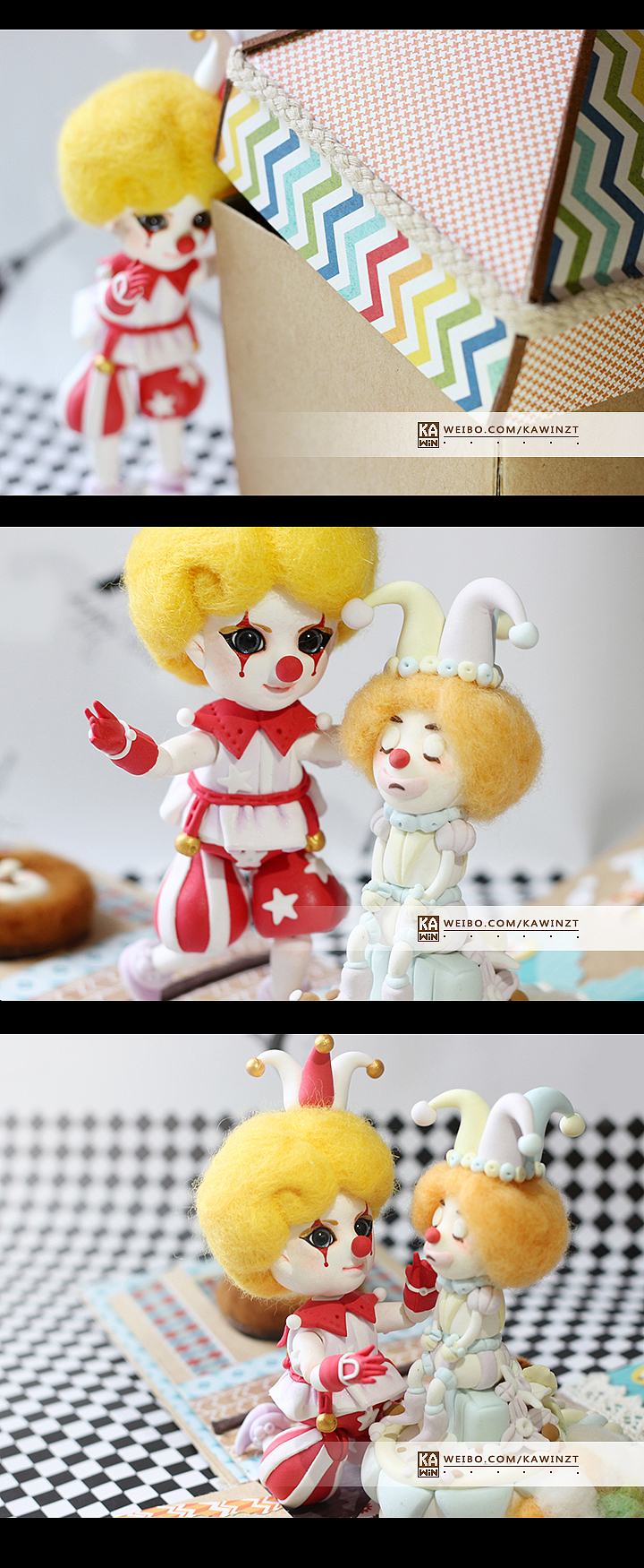 【超轻粘土】怪诞小丑。