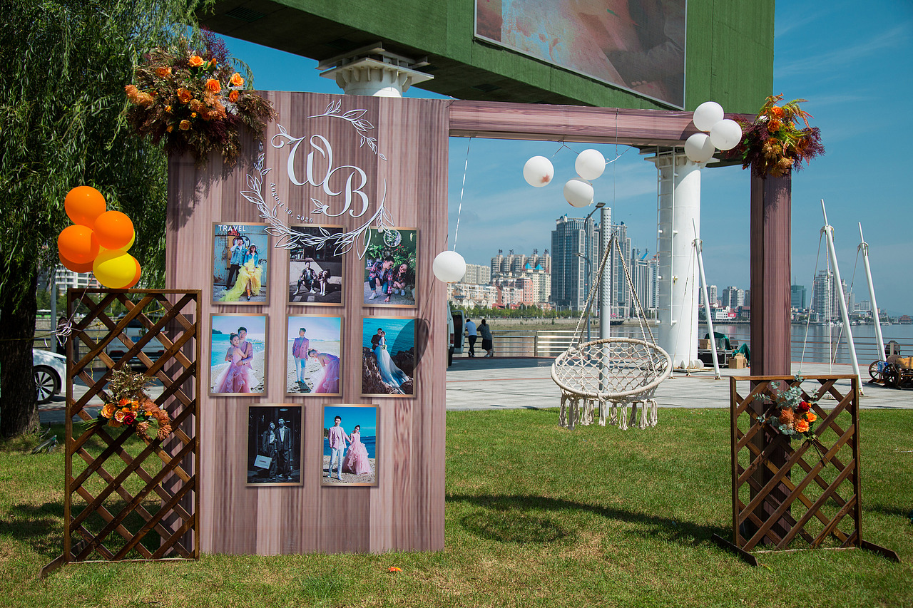 户外草坪婚礼|空间|舞台美术|_小鱼干儿_原创作品-站酷zcool